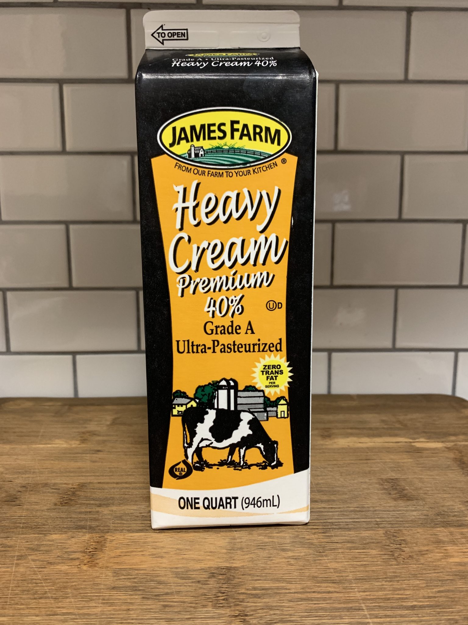 Heavy Cream, 32oz Ea Giordano Garden Groceries